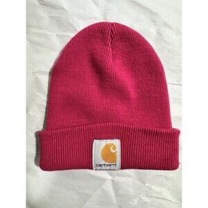 Carhartt Hat Cap Beanie Infant/Toddler One Size Pink Causal Warm Winter